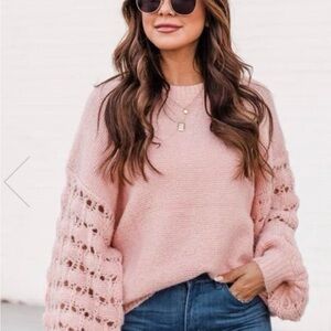 Pink Lily sweater